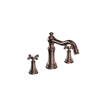 Two-Handle Roman Tub Faucet Oil Rubbed Bronze